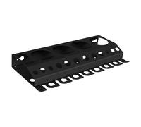 Iouyjiu Spray Bottle Holder, Wall Mounted Storage Rack, Auto Detailing Organizer, Heavy-Duty Metal for Garage, Car Wash Shop, for Auto Enthusiasts and Professional, 41 x 17 x 4,5 cm, color negro