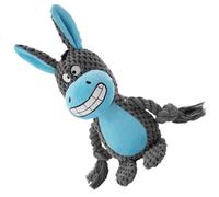 Iouyjiu Squeaky Dog Toy Plush, Interactive Dog Training Toy, Bite-Resistant Dog Chew Toy, Animal-Shaped Squeak Toys 10 x 6 x 24 cm para perros, interior, exterior, presente, Behavioral Training