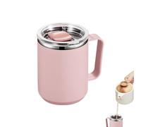 Iouyjiu Stainless Steel Mug with Handle - 450ml Portable Coffee Cup for Homes Offices Outdoors | Double-Wall Insulated Metal Cup, Reusable Beverage Mug for Hot or Cold Drinks