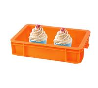 Iouyjiu Storage Box - Waterproof Stackable Storage Box | Shelves Clothes Containers Perfect for Garage, Closet, Basement, Home, Office, Outdoor Camping or Fishing Use, 10.04x6.54x2.4in