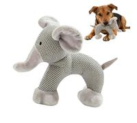 Iouyjiu Stuffed Animal Dog - Interactive Plush Chew Toy Puppies | Squeaky Soft Toy with Teething Feature, Durable Enrichment Play for Small Breeds, Boredom Relief and Fun Activity for Pets