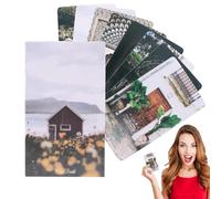 Iouyjiu Tarot Deck, Arquitectura Game, Travel Cards, Unique Ilustration Style, 78card Full Set Portable Size for Party Gathering Holiday and Outdoor Exploration, 4,13 x 2,44 pulgadas