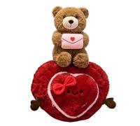 Iouyjiu Valentines Bear - Plush Gift Toy for Romantic Surprise | Soft Stuffed Animal with Heart Storage Box, Cute Decorative Doll Perfect for Confession Proposal Birthday Celebration Party