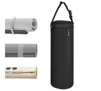 Iouyjiu Warming Mat Bag, Electric Tray Storage, Portable Waterproof Pouch, Durabless Handle Design, Protective Heat-Resistant Layer, Kitchen Buffet Outdoor Use, 47x15x15cm Black