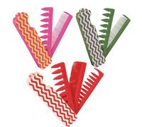 Iouyjiu Wide Tooth Comb, Coarse Double Sided Comb, Lightweight Portable Unisex Design, Detangling Styling Hair Tool Ideal para hogar, viaje y salón, 8,78 x 1,18 x 0,55 pulgadas