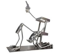 Iouyjiu Wine Holder, Steampunk Skull Wine Rack Organizer, Countertop Liquor Whiskey Beer Display for Home Bar Kitchen Table Shelf Pantry Gabinete Gothic Beverage Decor Storage Use 7.09x6.3in