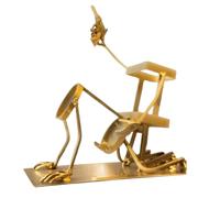 Iouyjiu Wine Holder, Steampunk Skull Wine Rack Organizer, Countertop Liquor Whiskey Beer Display for Home Bar Kitchen Table Shelf Pantry Gabinete Gothic Beverage Decor Storage Use 7.09x6.3in