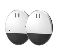 Iouyjiu Wireless Design Window Alarm Sensors, Home Security Window Alarms, 130db Door Vibration Alarm, Window Security Alarm for Home, Indoor, Outdoor, Home, Decoration, White Color, blanco, Fare