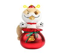 Iouyjiu Year of The Snake Puppy Plush | 2025 Cute Snake Mascot for Chinese New Year | Soft Snake Stuffed Toy for Spring Festival & Lunar New Year Decorations | Lucky Toy for 2025
