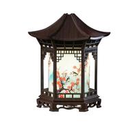 Iouyjiu Zen Pavilion Lantern - Pagoda Shape Decorative Light for Home Decor | Adjustable Duals Color Illumination Chinese Style Night Lamp for Bedroom Living Room Office Indoor Outdoor Ambience