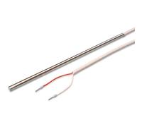 iOVEO 035HP05202.20 - NTC 10 KOHM - sensor de temperatura con línea de PVC (gris claro) hasta 105 °C, sensor de cable, manguito protector de 200 mm, calefacción, NTC, 2 metros de cable de conexión