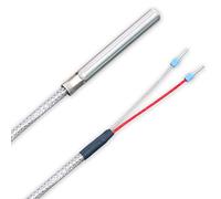 iOVEO 039HG01205 - PT100 - Sensor de gases de humo / sensor de temperatura / sensor solar hasta 400 °C, con cable de conexión GLS, probeta de temperatura, 5 metros