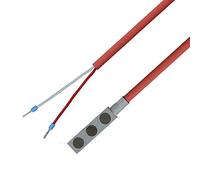 iOVEO 046MO01202 - PT100 - Sensor magnético de superficie (cable de silicona, hasta 200 °C), probeta de temperatura, 2 metros