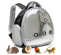 Ioview Mochila portátil de viaje para mascotas, bolsa para hámster, conejillo de indias, pájaro, perro pequeño, gato, tortuga, jaula de conejo, conejo, cobaya, ardilla, dragón barbudo, bolsa de colgar