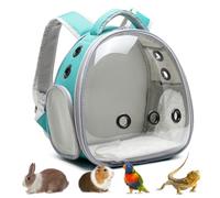 Ioview Mochila portátil de viaje para mascotas, bolsa para hámster, conejillo de indias, pájaro, perro pequeño, gato, tortuga, jaula de conejo, conejo, cobaya, ardilla, dragón barbudo, bolsa de colgar