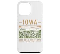 Iowa Good Soil Días honestos desde 1846 Carcasa para iPhone 13 Pro Max