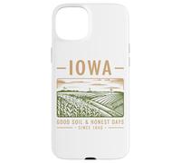 Iowa Good Soil Días honestos desde 1846 Carcasa para iPhone 15 Plus