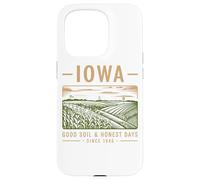 Iowa Good Soil Días honestos desde 1846 Carcasa para iPhone 15 Pro