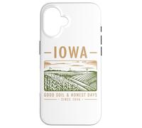 Iowa Good Soil Días honestos desde 1846 Carcasa para iPhone 16