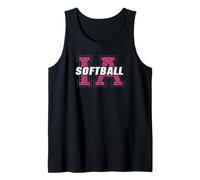 Iowa Softball Vintage Rosa Animal Style IA State Art Camiseta sin Mangas
