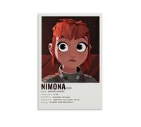 IOWNMCVHX Anime Movie Monster Girl Nimona Minimalista Arte Mural Impresión Imagen Impresión Moderna Habitación Familiar Decoración 08 x 12 Pulgadas (20 x 30 cm)