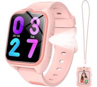 IOWODO 4G Reloj Inteligente Niño, Smartwatch Niños con GPS y Teléfono,Videollamadas, SOS, Mensajes, Modo Escuela, Linterna LED, IP68 Impermeable, Regalo y Juguete para Niños