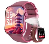 IOWODO Reloj Inteligente Mujer Hombre con Llamada, 1.91" Smartwatch con Monitor Cardíaco, Oxímetro, Sueño, 100+ Modos Deportivos, IP68 Impermeable, Pulsera Actividad para Android iOS