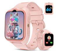 IOWODO Reloj Inteligente Niño 4G, Smartwatch Niños con GPS y Llamadas, Videollamadas/SOS/Linterna LED/Modo Clase/Juegos/Cámara, IP68 Impermeable, Regalo y Juguete para Niños de 4-13 Años