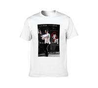 IP Man 3 Kungfu Wing Chun Movie T-Shirt Graphic tee Printed Top Mens White Shirt M