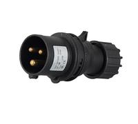 IP44 luz de escenario LED cable de alimentación enchufe 3P 16A Panel de alimentación Audio conector de clavija conector Industrial conector en T(Plug Economy)