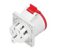 IP44 Watertight Aviation Connector 32A | 3P + E + N Industrial Socket for Demanding Environments | 220-380V AC Electricity Plug for Farming/Factories/Workshops