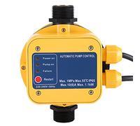 IP65 220V Controlador de Presión Bomba de Agua Presostato Automático Electrónico con Medidor para Casa Apto para Todo Tipo de Bombas