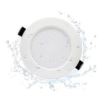 IP65 Foco empotrable LED a prueba de agua 5W 7W 9W 12W 15W 18W 24W Lámpara interior Foco LED empotrable para baño AC220V 230V-Blanco frío 6000K 7W 230V IP65