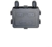 Ip67 - Caja de conexiones de panel solar fotovoltaico impermeable de 180 W a 300 W con protección antiislas para módulo fotovoltaico al aire libre, carcasa de fibra de carbono, diseño de color negro