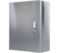 Ip67 Stainless Steel Junction Box - Weatherproof Electrical Enclosure For Indoor/Outdoor Use, Wall-Mounted Control Box With Mounting Plate, 40X20X50Cm, Durable Meter Box-A Color-30*25*40cm