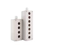IP67 Waterproof Button Box Industrial Switch Emergency Stop Box Electric Power Control Junction Box (80x180x70 mm 4Hole)