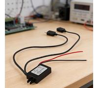 IP68 - Convertidor de alimentación USB impermeable de 12 V a 5 V 3 A, para módulo reductor de doble puerto DC-DC para electrónica marina al aire libre