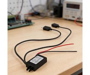 IP68 - Convertidor de alimentación USB impermeable de 12 V a 5 V 3 A, para módulo reductor de doble puerto DC-DC para electrónica marina al aire libre