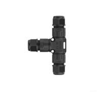 IP68 M20T Conector impermeable de tres vías de nailon uno hacia fuera dos divisores para panel solar de 2/3 núcleos, conexión de cable de alambre, iluminación al aire libre, 5-9 mm, 9-12 mm (2 núcleos