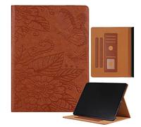 iPad 10th Generation 10.9 Pulgadas 2022, MVRYCE Funda de Cuero PU con Cierre y Ranuras para Tarjetas Auto Wake/Sleep Stand Funda Protectora Compatible con iPad 10th Gen 10.9" (Marrón)