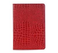 iPad 6. 5. 2018 2017 Hülle für Frauen, iPad Air-2. 1. 9,7 Zoll Hülle, DMaos Krokodil Reflector PU-Leder Folio Smart Cover - Rot