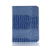 iPad Mini 6. Gehäuse, DMaos Krokodil Reflector PU-Leder Folio Gehäuse Smart Cover, Klassische Mode for iPad Mini 6 8,3 Zoll 2021 - Blau