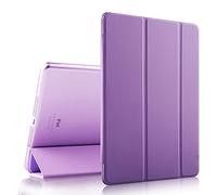 iPad Mini Funda, iPad mini 2 Carcasa, EssVita Tres Dobleces Elegante Del Soporte Estela Del Sueño Tirón Magnético Cuero de la PU Tapa Dura para Apple iPad Mini 1/2/3 Púrpura