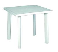 ipae progarden Mesa Cuadrada Color Blanco 80X75X72CM
