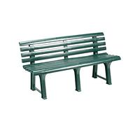 Banco de jardín Orchidea Progarden verde 74x145x49 cm