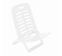 IPAE Progarden Silla de Playa ply80cbi Blanco 40 x 51,5 x 62 cm