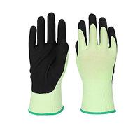 IPAGSEFWE Guantes de jardinería, Tamaños múltiples resistentes del corte de cuero los guantes que cultivan un huerto trabajo a prueba espinas(L)