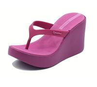 Ipanema 83626 High Fashion Fem Dark Pink Chanclas con cuña alta para mujer de goma violeta, Dark Pink, 38 EU