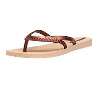 Ipanema Bossa Fem, Flip-Flop Mujer, Beige Cobre, 37 EU Estrecho