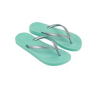Ipanema Chanclas Anatomica Tan Fem para mujer, verde y plateado, 43 EU